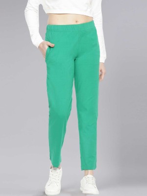 Dollar Missy Regular Fit Women Green Trousers