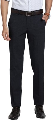 TURTLE Slim Fit Men Dark Blue Trousers