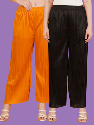 Mast & Harbour Regular Fit Women Yellow, Green Trousers