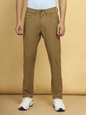 Wrangler Regular Fit Men Brown Trousers