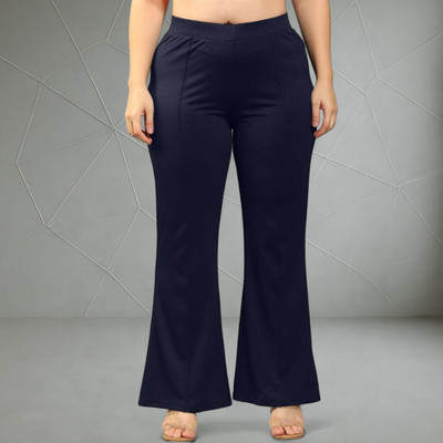 nitafashion Comfort Fit, Regular Fit Women Dark Blue Trousers