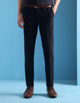 ARROW Slim Fit Men Blue Trousers