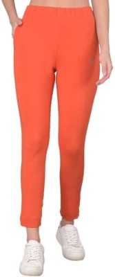 Comfort Lady Relaxed Women Orange Trousers