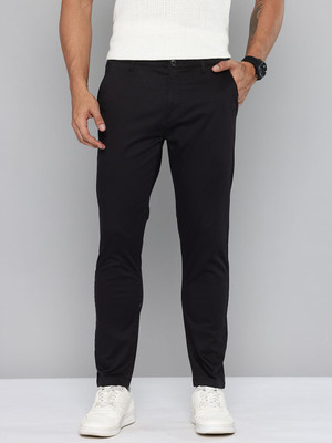FLYING MACHINE Slim Fit Men Black Trousers