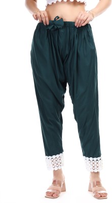 Belenziera Relaxed Women Dark Green Trousers