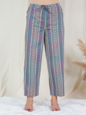 Aramya Comfort Fit Women Multicolor Trousers