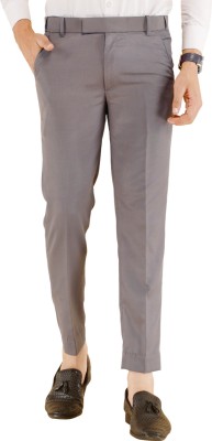 STAR THE VISION Slim Fit, Regular Fit Men Grey Trousers