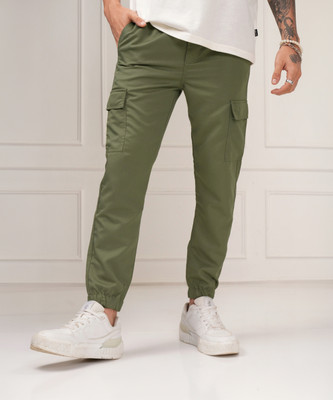 HIGHLANDER Regular Fit Men Green Trousers