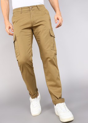 Louis Philippe Sport Slim Fit Men Khaki Trousers