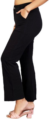 SAMRIDDH ENTERPRISE Regular Fit Women Black Trousers