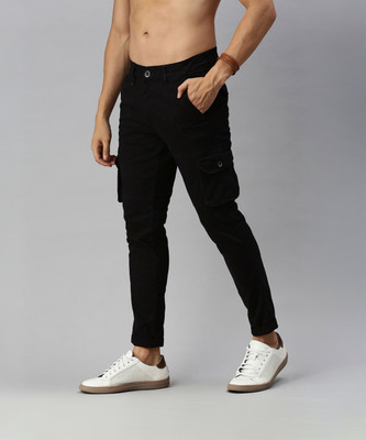 Roadster Regular Fit Men Black Trousers