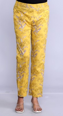 Ranawatintrend Regular Fit Women Yellow Trousers