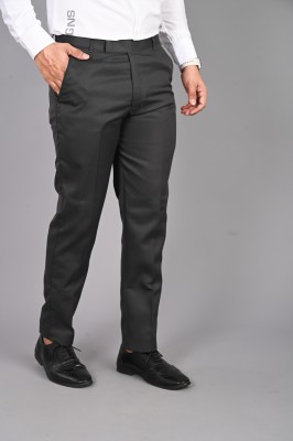 FUBAR Regular Fit Men Grey Trousers