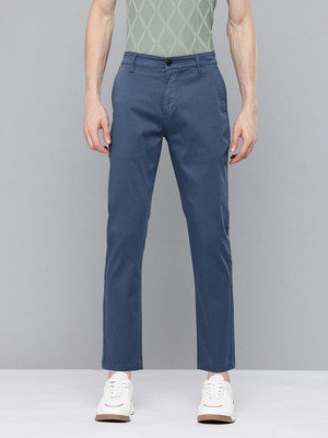 FLYING MACHINE Slim Fit Men Blue Trousers