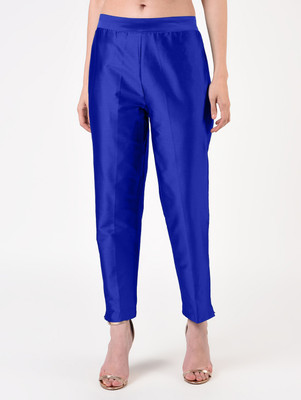 FLOREOS Regular Fit Women Blue Trousers