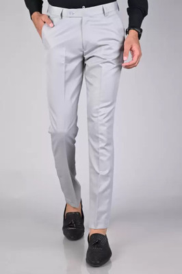 FUBAR Regular Fit Men Grey Trousers