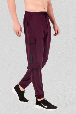 Sunbeauty Slim Fit Men Maroon Trousers