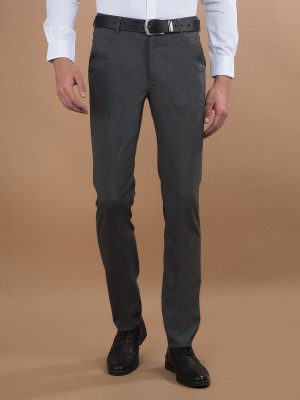 Canary London Slim Fit Men Grey Trousers