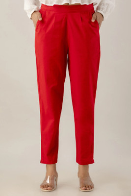 Kohsh Regular Fit Women Black Trousers