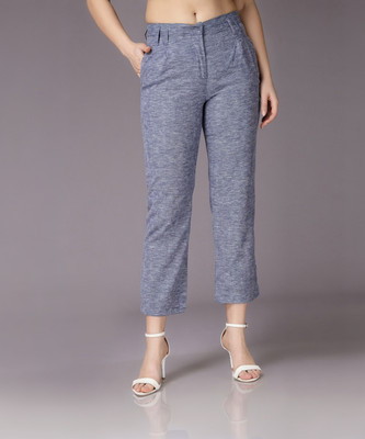 Freehand by The Indian Garage Co. Women Grey Trousers