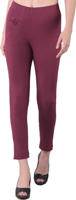 Comfort Lady Regular Fit Women Maroon Trousers