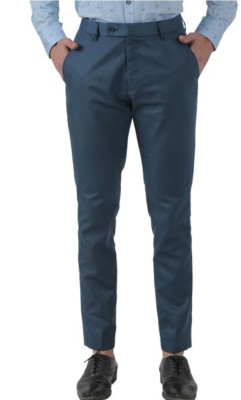 ABHIRAAM Regular Fit Men Blue Trousers