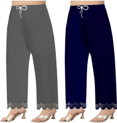 Kunj Creation Regular Fit Women Multicolor Trousers