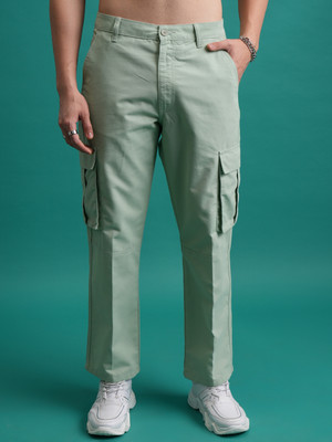 HIGHLANDER Regular Fit Men Green Trousers