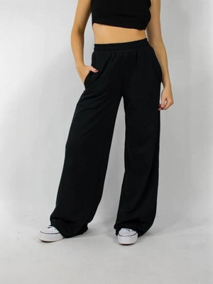 Pricha Loose Fit Women Black Trousers