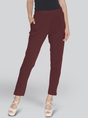 Lyra Regular Fit Women Brown Trousers