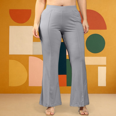 Anitafashion Loose Fit Women Grey Trousers