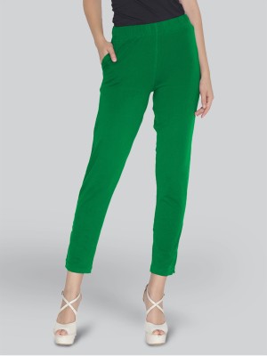 Lyra Regular Fit Women Green Trousers