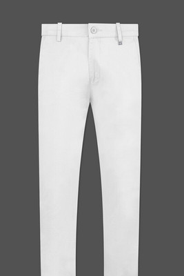 french crown Regular Fit Men White Trousers