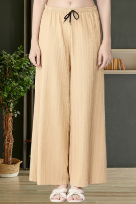 FIRST ARRIVAL Regular Fit Women Cream Trousers