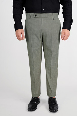 french crown Regular Fit Men Grey Trousers