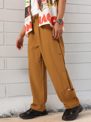 Kook N Keech Regular Fit Men Yellow Trousers