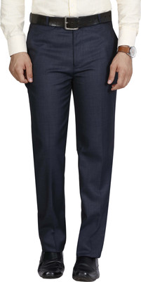 McHenry Regular Fit Men Dark Blue Trousers
