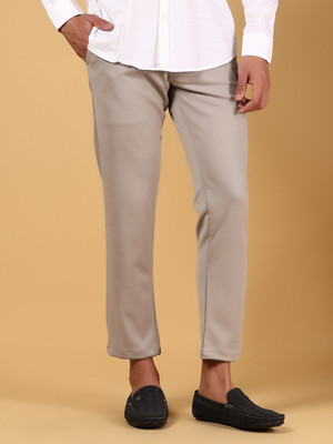 V-MART Regular Fit Men Grey Trousers