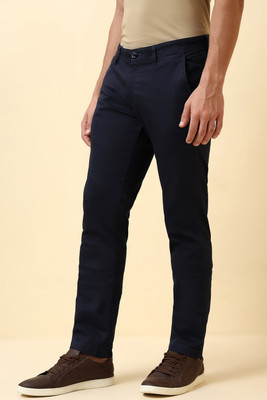 Allen Solly Slim Fit Men Dark Blue Trousers