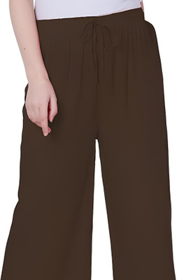 Reoutlook Regular Fit Women Brown Trousers