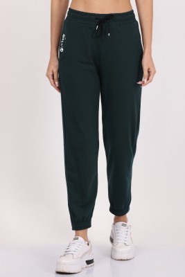 CLOTHINK India Regular Fit Women Green Trousers