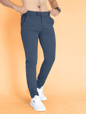 STYROVA. Slim Fit Men Grey Trousers