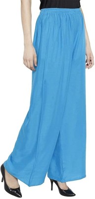 Janki Relaxed Women Light Blue Trousers