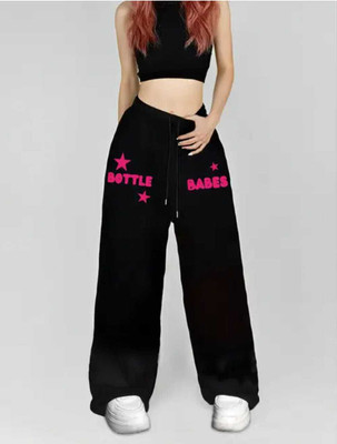 SAHANA STYLE Loose Fit Women Black Trousers