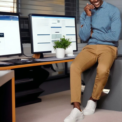 KIPEKEE Regular Fit Men Khaki Trousers