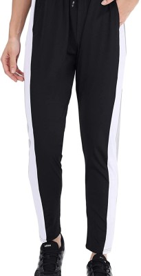 Rodya Colorblock Women Black, White Track Pants