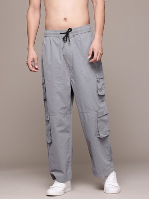 Roadster Regular Fit Men Grey Trousers