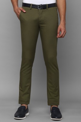 Allen Solly Regular Fit Men Green Trousers