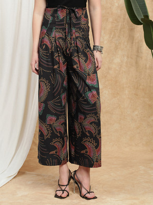 Globus Straight Fit Women Multicolor Trousers