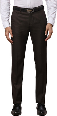 Raymond Slim Fit Men Brown Trousers